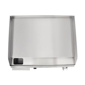 Plaque de cuisson professionnelle électrique de comptoir profondeur 460 mm en acier poli - Buffalo