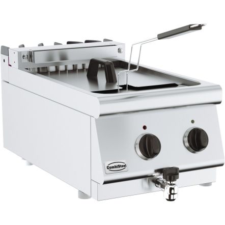 Friteuse électrique profondeur 700 mm 1 ou 2 cuves 10 à 20 litres à poser - Combisteel