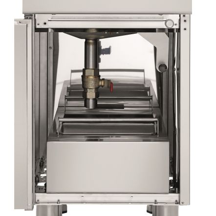 Friteuse électrique professionnelle 1 ou 2 cuves 15 à 30 litres sur coffre profondeur 700 mm - Bartscher