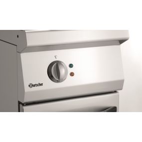 Friteuse électrique professionnelle 1 ou 2 cuves 15 à 30 litres sur coffre profondeur 700 mm - Bartscher