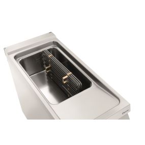 Friteuse électrique professionnelle de 1 ou 2 cuve de 20 litres profondeur 900 mm sur coffre - Bartscher