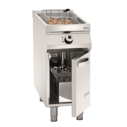 Friteuse électrique professionnelle de 1 ou 2 cuve de 20 litres profondeur 900 mm sur coffre - Bartscher