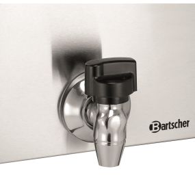 Friteuse électrique pro 1 ou 2 cuves 4 à 18 litres profondeur 530 mm longueur de 200 à 575 mm à poser sur table - Bartscher
