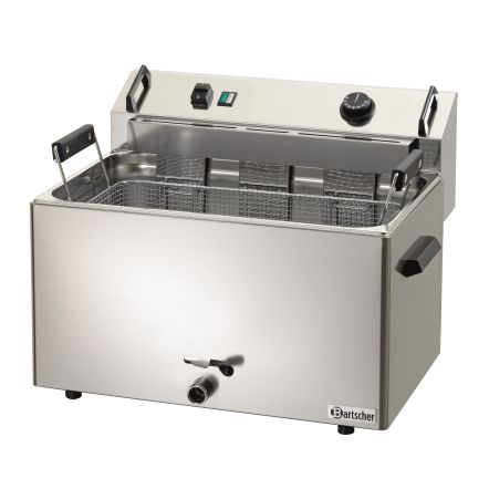 Friteuse à beignets électrique professionnelle 1 cuve de 16 ou 30 litres profondeur 470 ou 650 mm - Bartscher