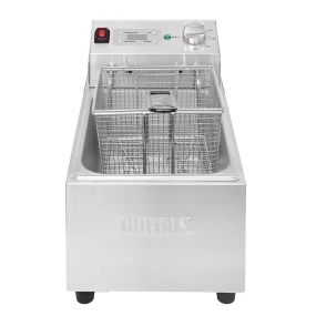 Friteuse électrique professionnelle 5 à 10 litres avec minuterie numérique à poser sur table - Buffalo