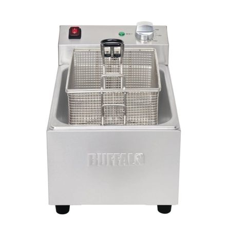 Friteuse électrique professionnelle 5 à 10 litres à poser sur table - Buffalo