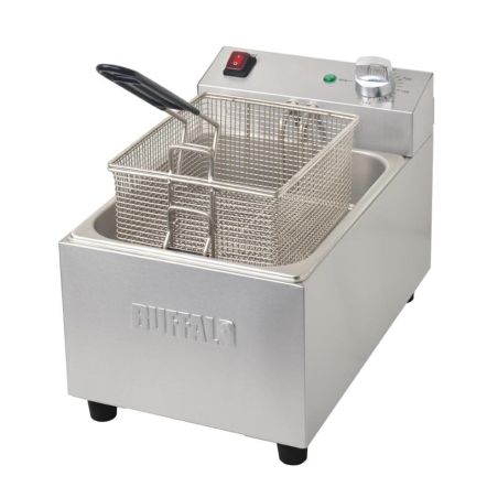 Friteuse électrique professionnelle 5 à 10 litres à poser sur table - Buffalo