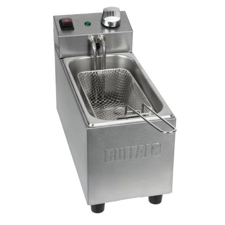 Friteuse électrique professionnelle 3 à 6 litres à poser sur table - Buffalo