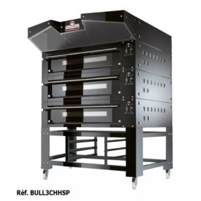 Four à pizza professionnel électrique 1 à 3 chambres 9 à 36 pizzas diamètre 30 à 35 cm - Italforni