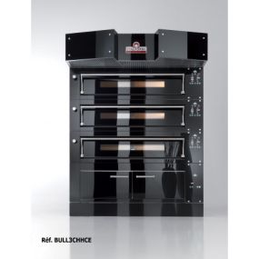 Four à pizza professionnel électrique 1 à 3 chambres 9 à 36 pizzas diamètre 30 à 35 cm - Italforni