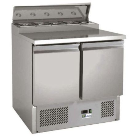 Saladette pro plan de travail et couvercle inox 2 ou 3 portes prof. 700 - Afi Collin Lucy