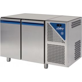 Table réfrigérée pos. et neg. prof. 600 mm 2 à 4 portes plan inox 304 tropicalisée - Dalmec