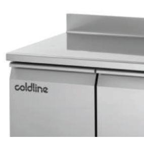 Table réfrigérée prof. 600 à 800 mm froid positif ou négatif avec ou sans groupe avec ou sans plan de travail - Coldline