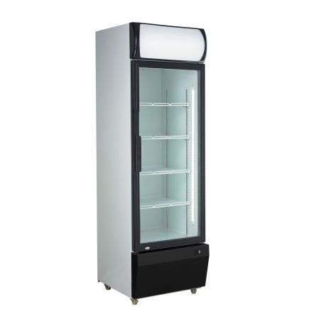 Vitrine à boissons réfrigérée vitrée 1 à 3 portes 335 à 975 litres bandeau lumineux - L2G