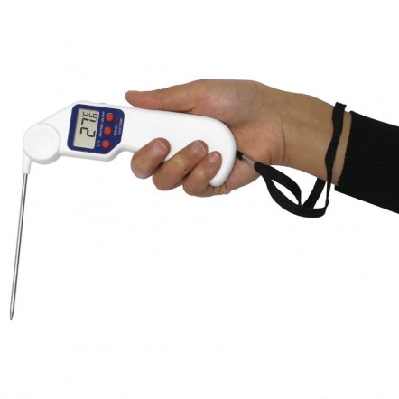 Thermomètre à sonde pliable Easytemp blanc