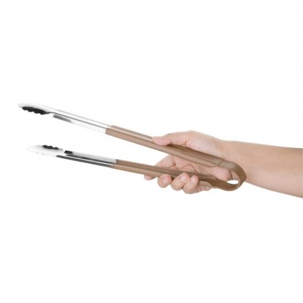 Pince de service code couleur Vogue 405mm marron