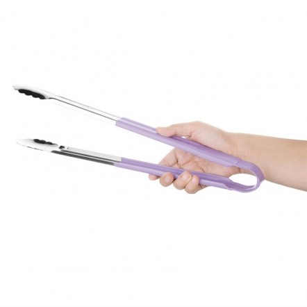 Pince de service code couleur Vogue 405mm violette